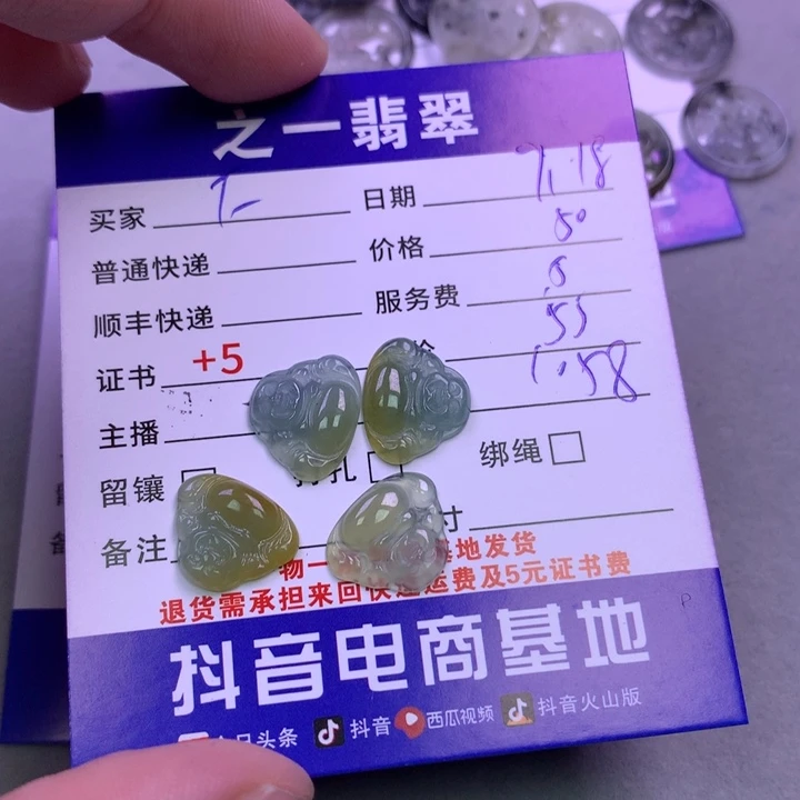 颈饰未镶嵌翡翠F*