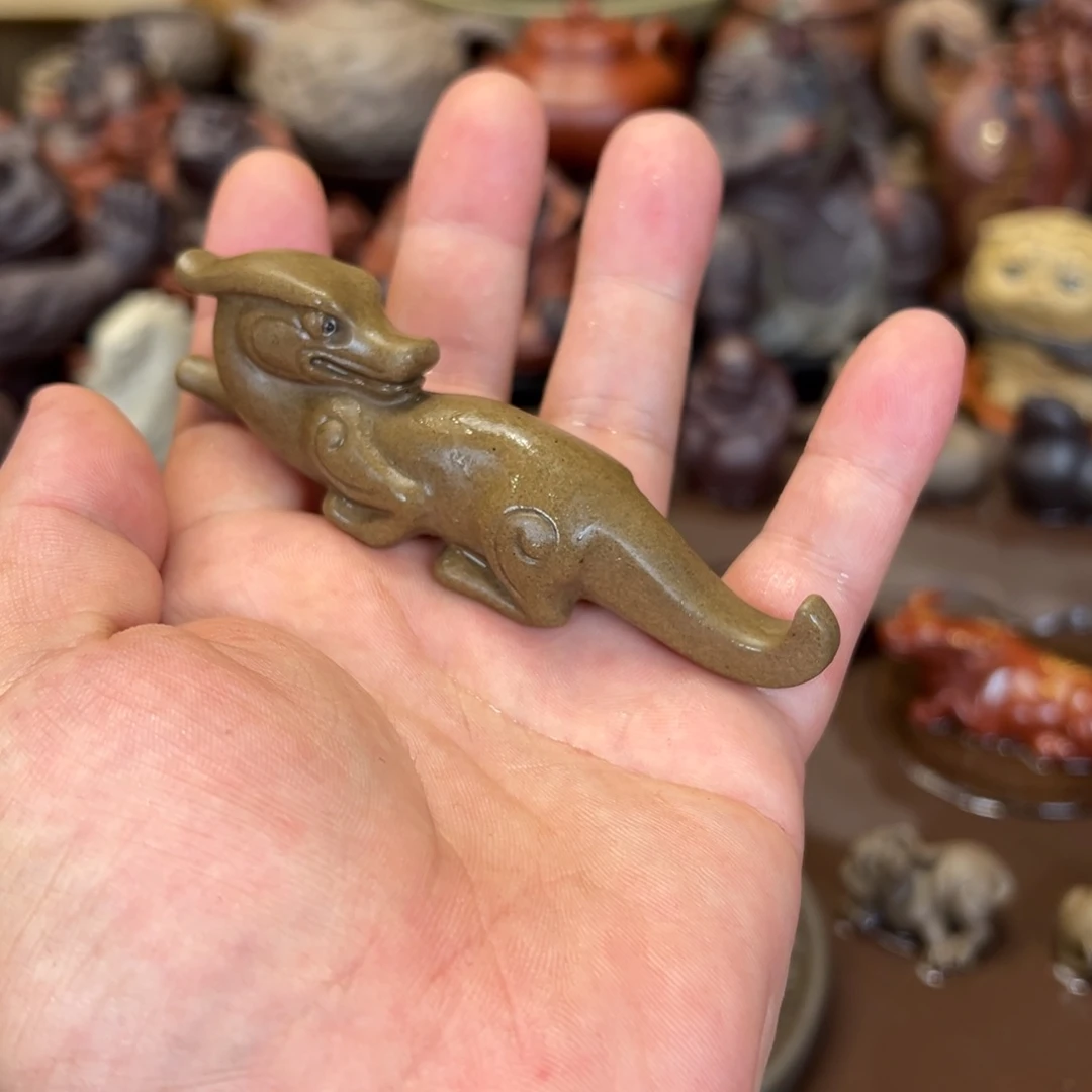 茶宠紫砂紫砂螭龙