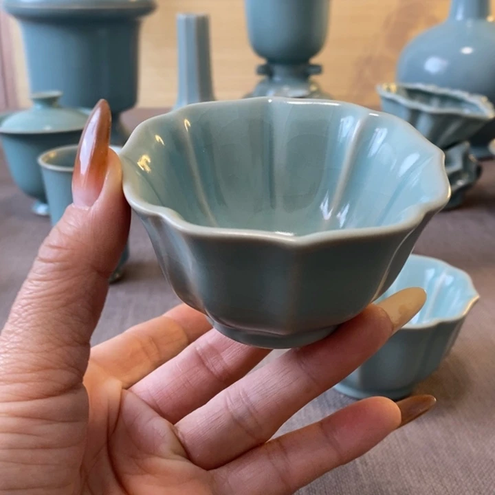 瓷片海棠杯一一一一一一一