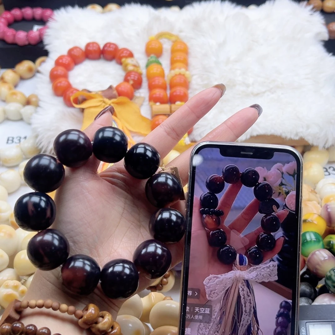 吊坠白玉菩提₍****23➕干车干磨菩提➕跑环➕流苏