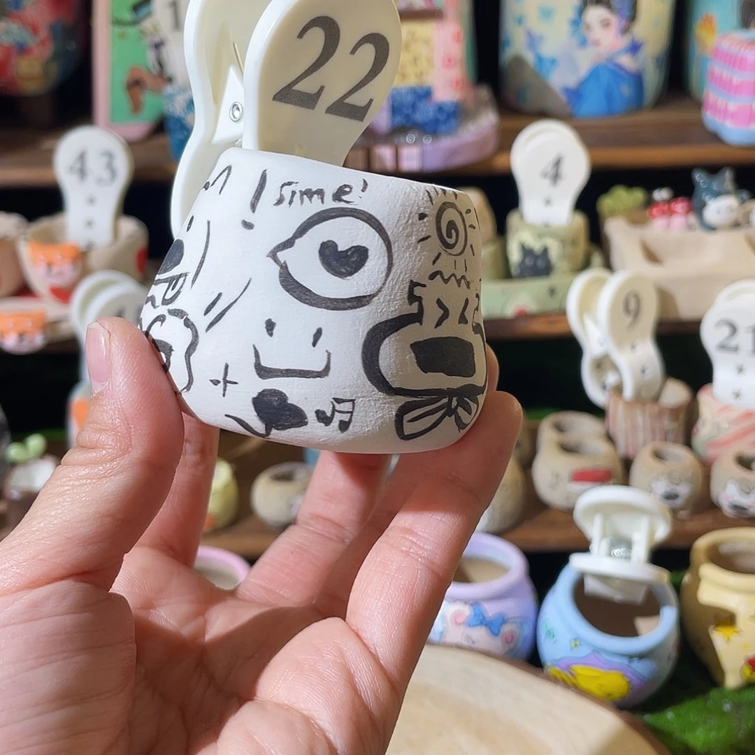 红陶22…..手工手绘