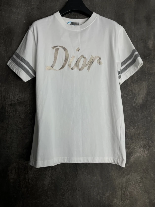 全新未使用 DIOR/迪奥 S码*1/刺绣丝带字母背后47数字短袖/02218
