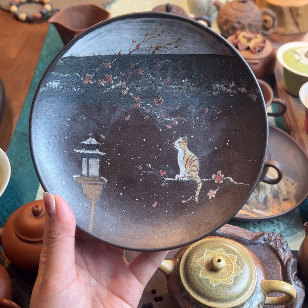 摆件许*壶承故宫的小猫