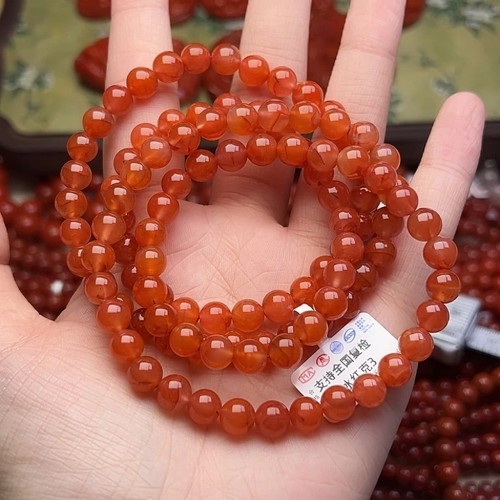 南红玛瑙合金手链6