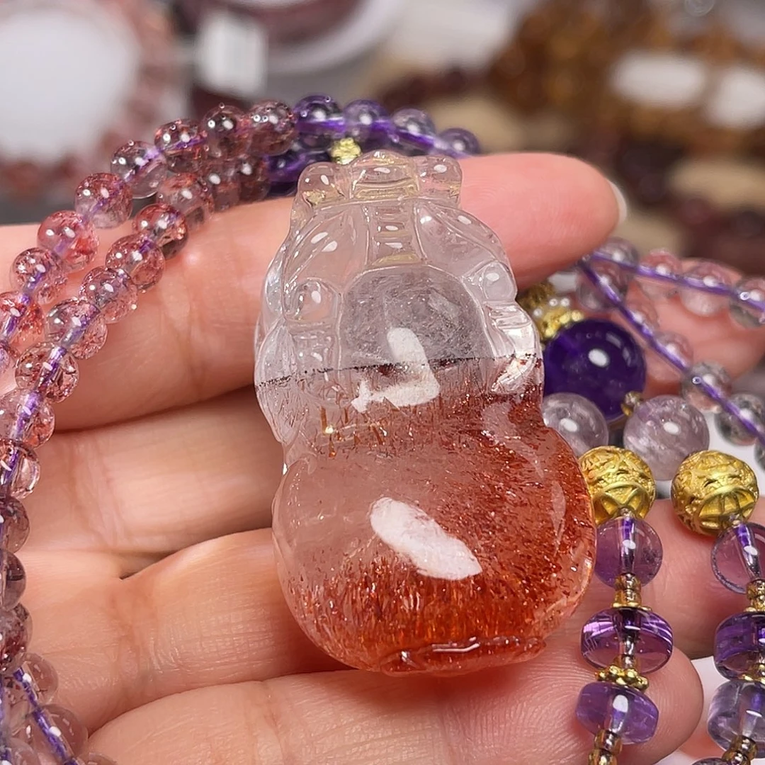 水晶颈饰未镶嵌多样性发一