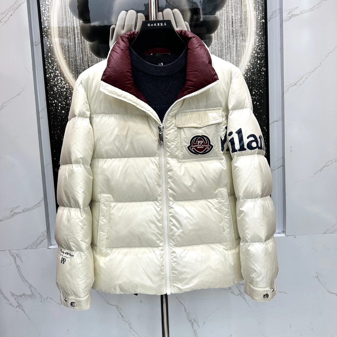 【PP羽绒服】冬季新款潮流休闲高奢外套羽绒服时尚男轻奢外套8033