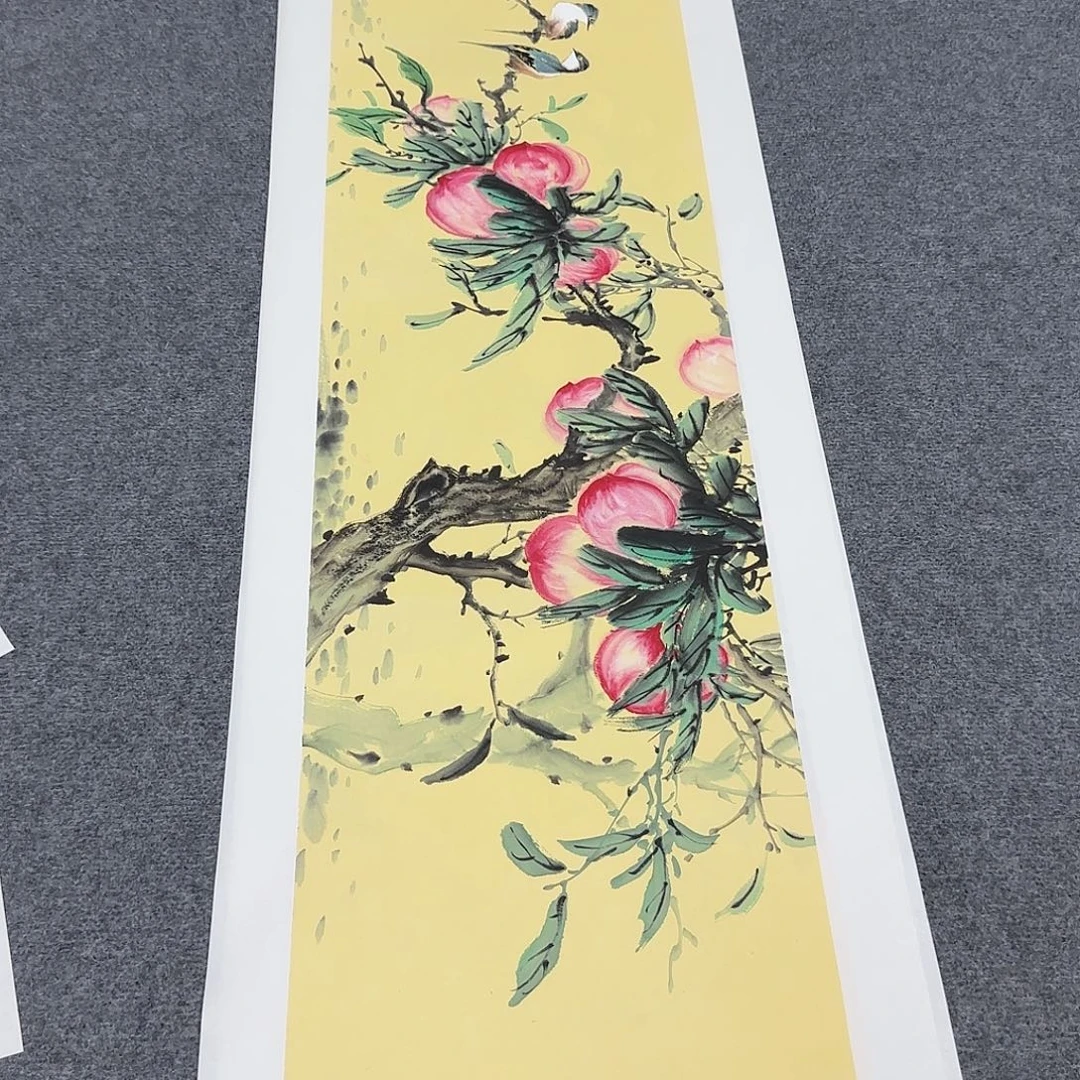 国画138*35纯手绘刘亦凌