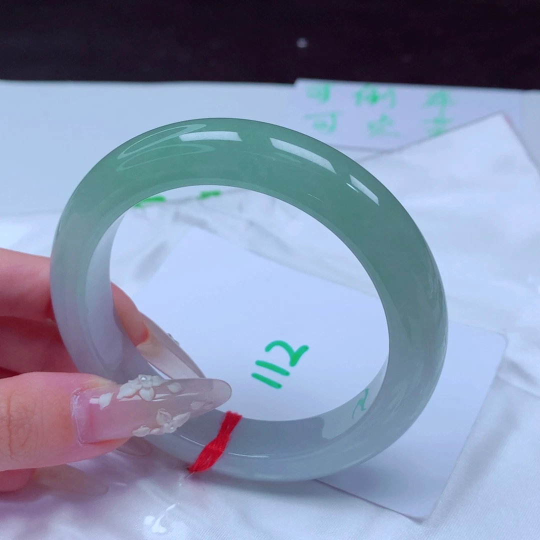 未镶嵌手镯翡翠天然缅甸翡翠A货手镯 112号