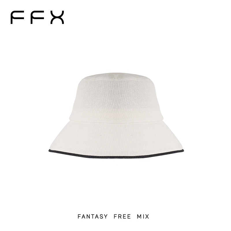 弗弗西FFX【纪野】高级进口和纸轻盈蝴蝶结渔夫帽