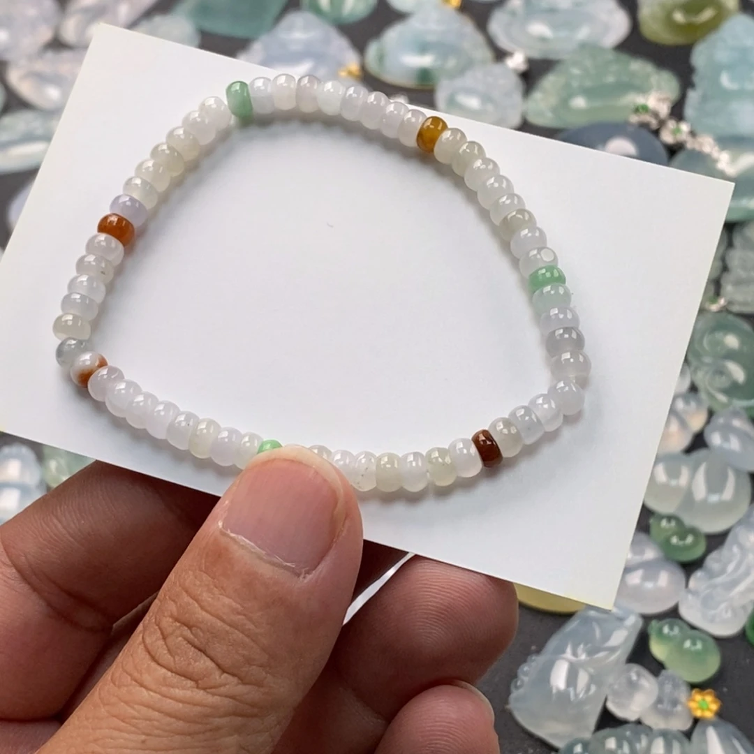 翡翠未镶嵌颈饰天然