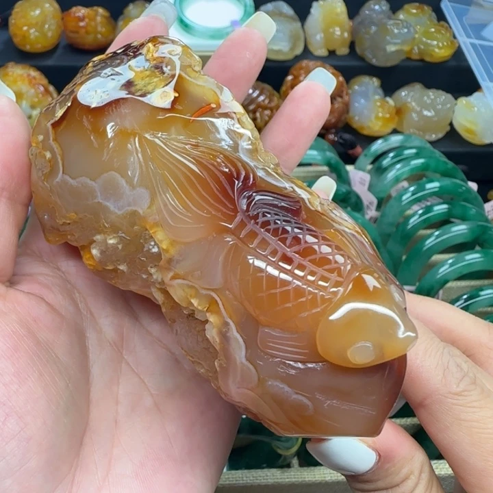 玛瑙/玉髓合金摆件