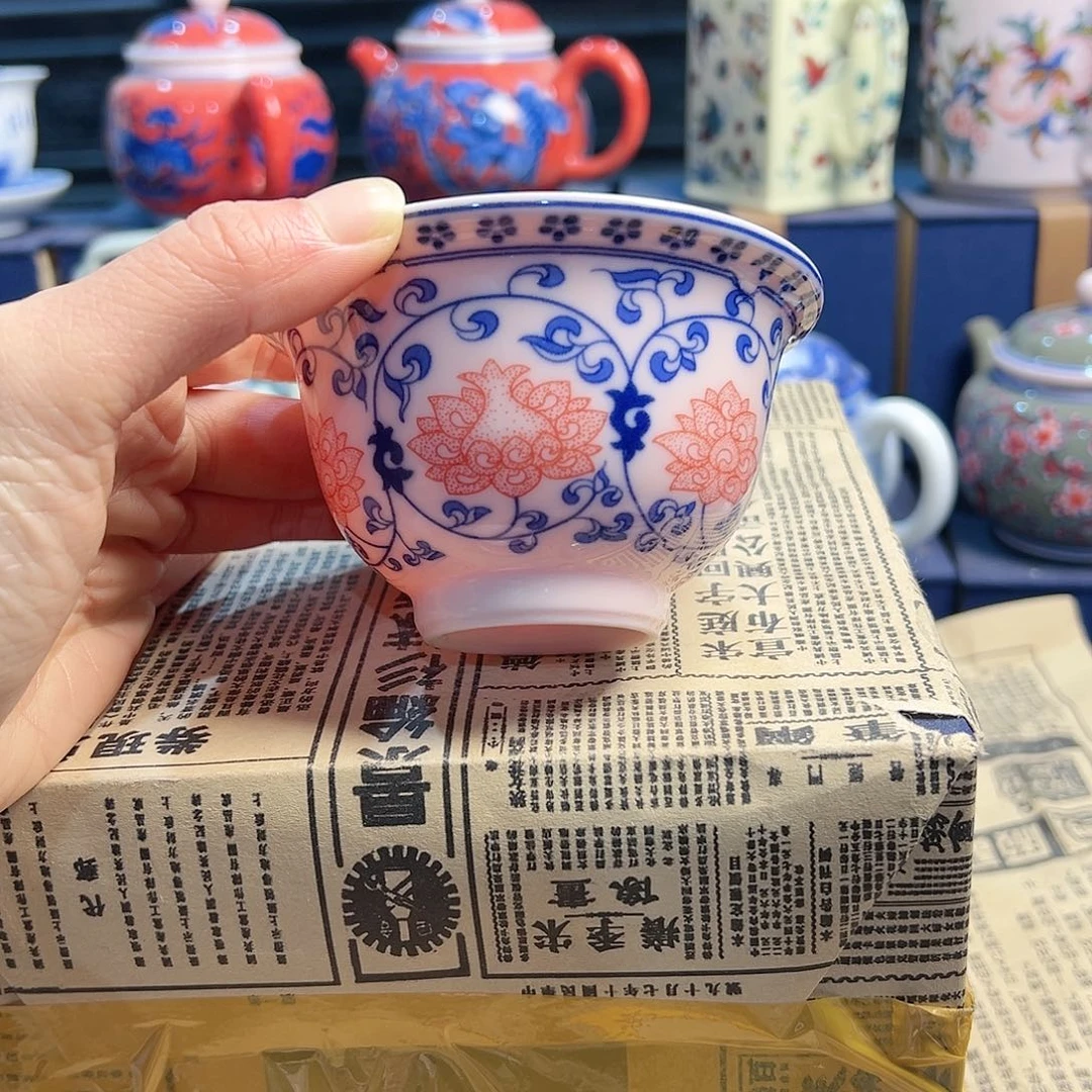 陶摆件景德镇陶瓷杯子