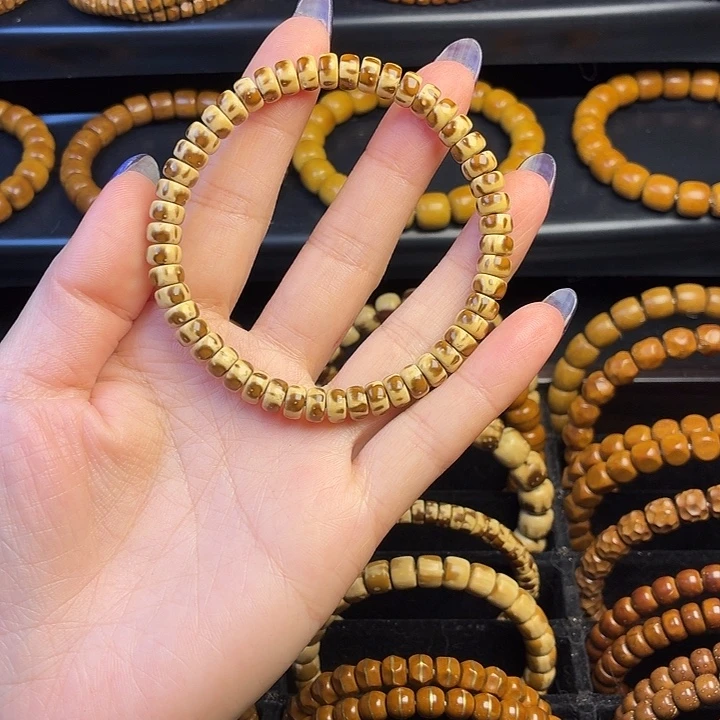 旺***孚把件紫金鼠纯肉花鼠7手串