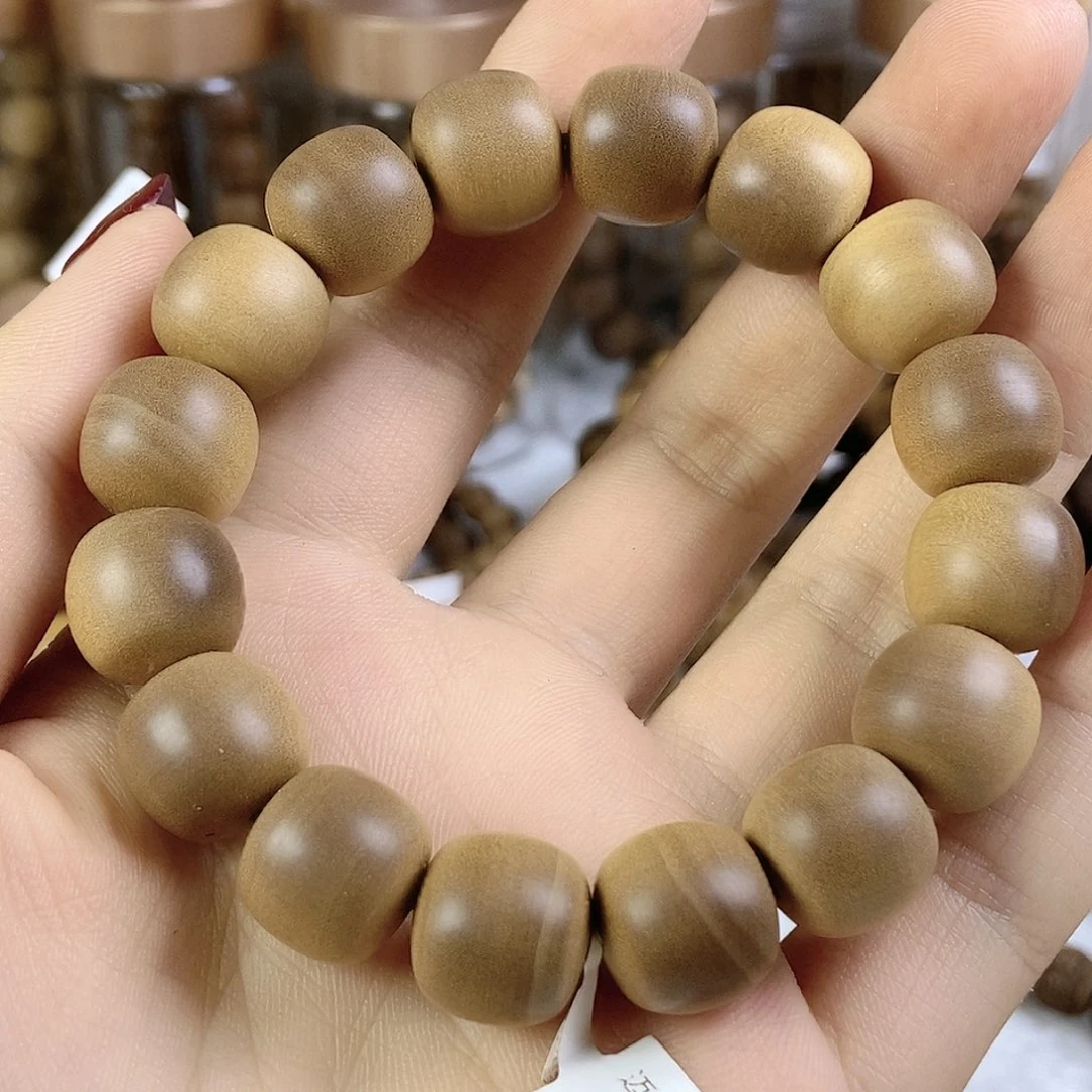 肥***皮檀香木无事牌13/14老山檀香