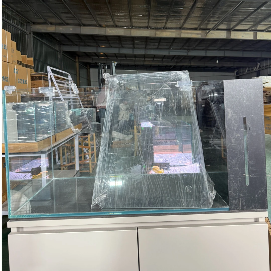 【撸缸专属】80*40*40侧滤鱼缸 工厂直发 中小型全套家用鱼缸