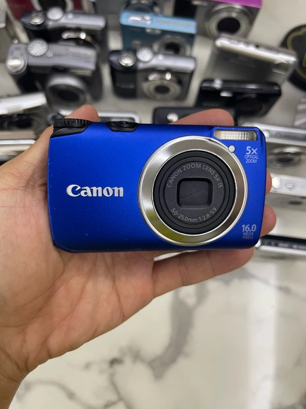 9新 Canon/佳能 A3300 1600w像素 5倍光学变焦 冷白皮 配件齐全