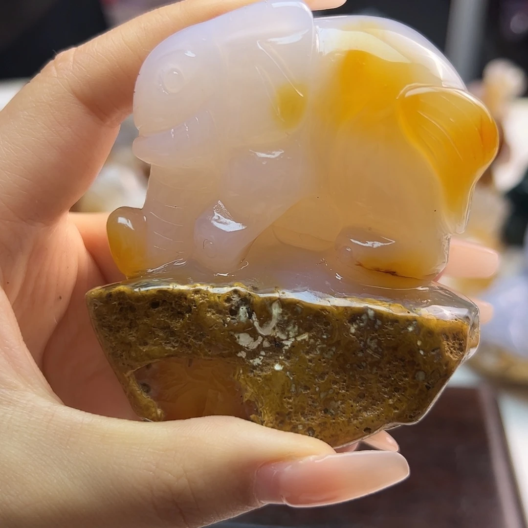 玛瑙/玉髓合金颈饰