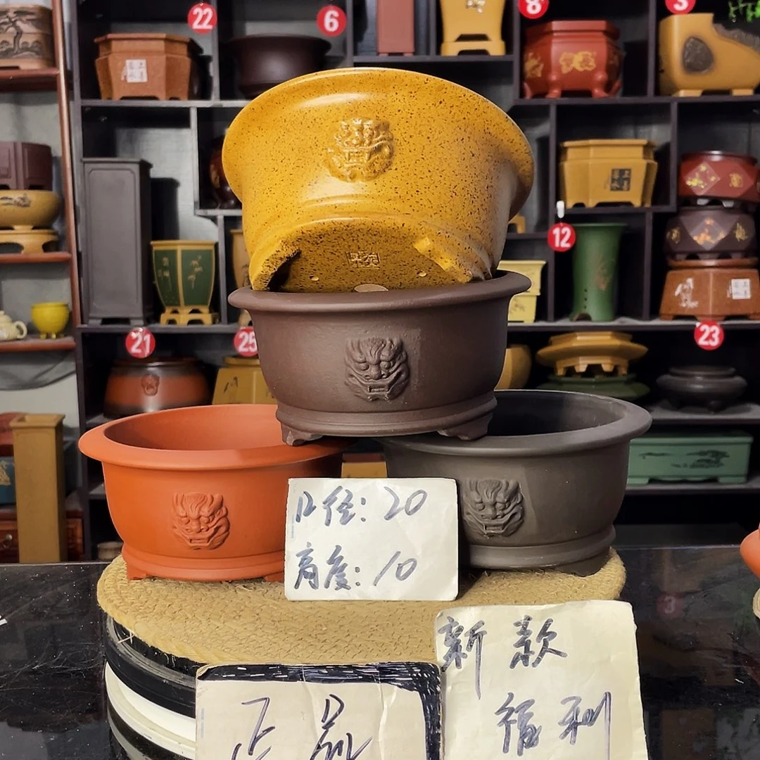 D-盆尚好紫砂花盆