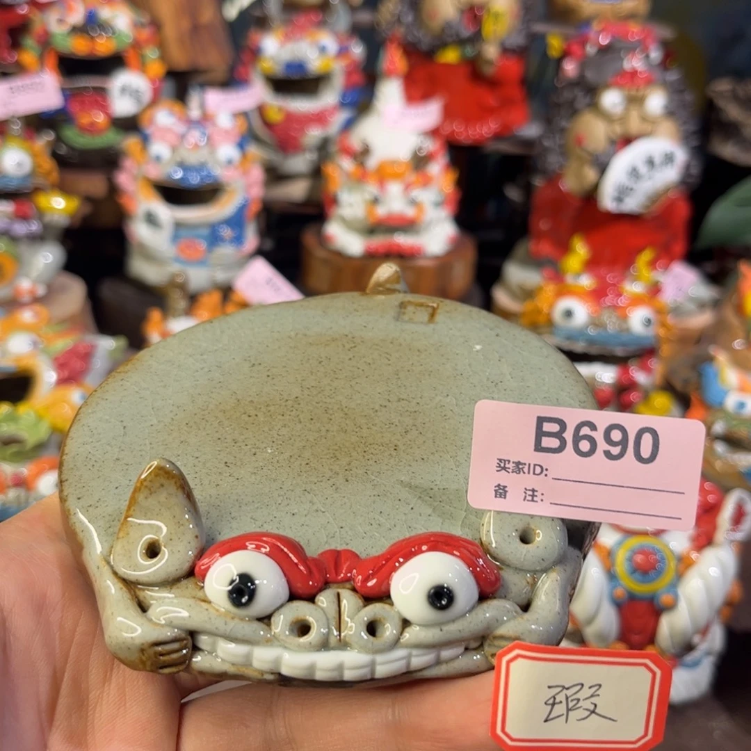 泥塑纯手工茶宠摆件