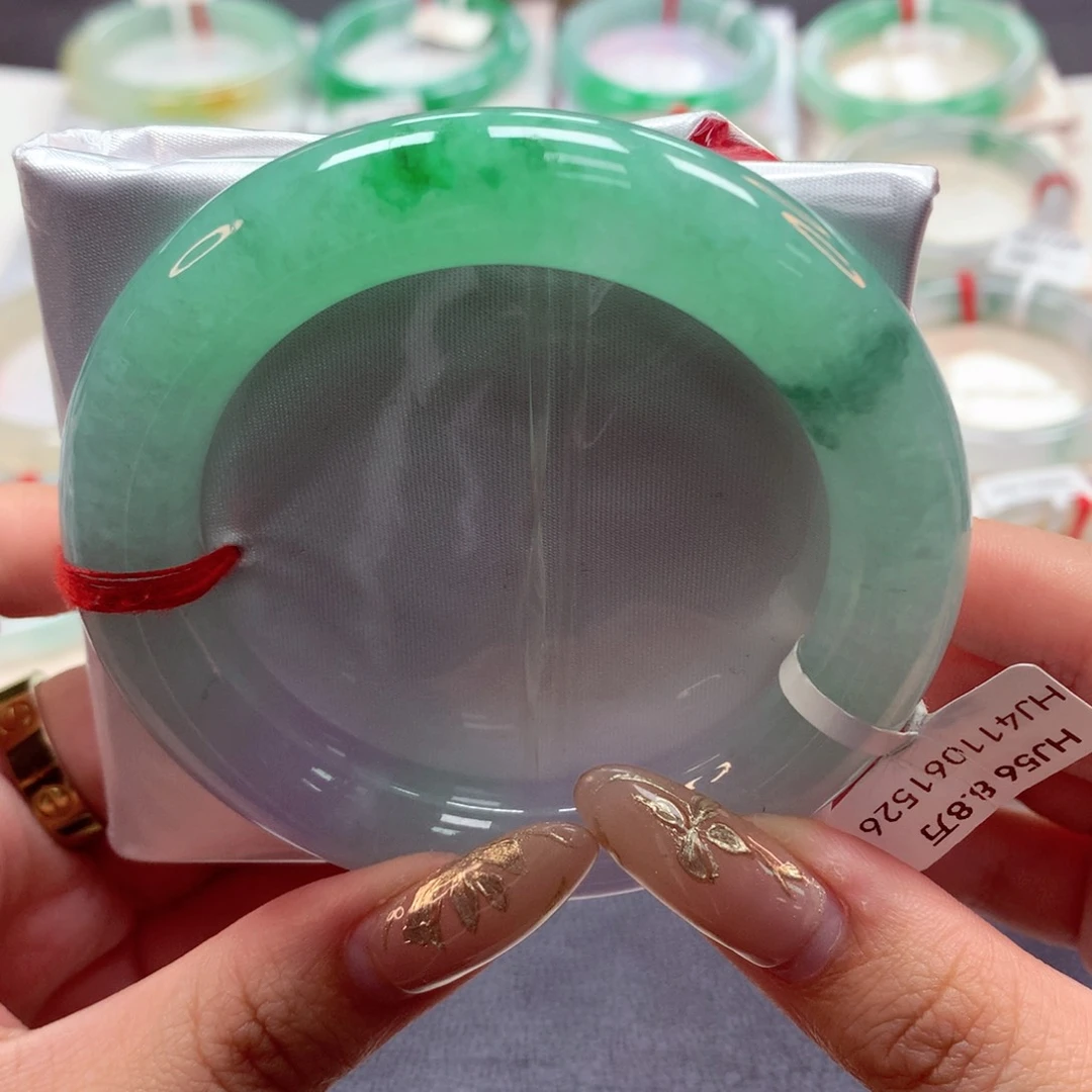 翡翠手镯（圆镯）未镶嵌22（40号）