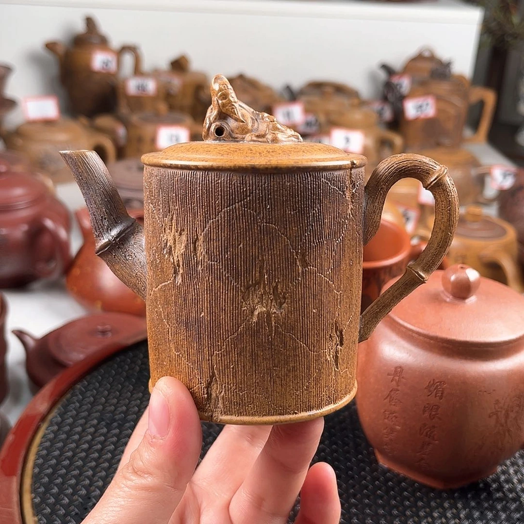 紫泥茶壶宜兴紫砂