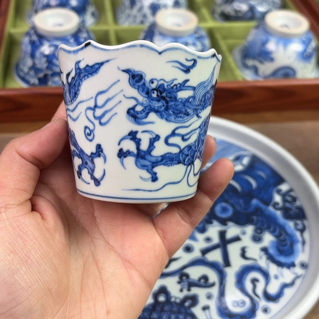 盖碗陶瓷景德镇手绘茶器