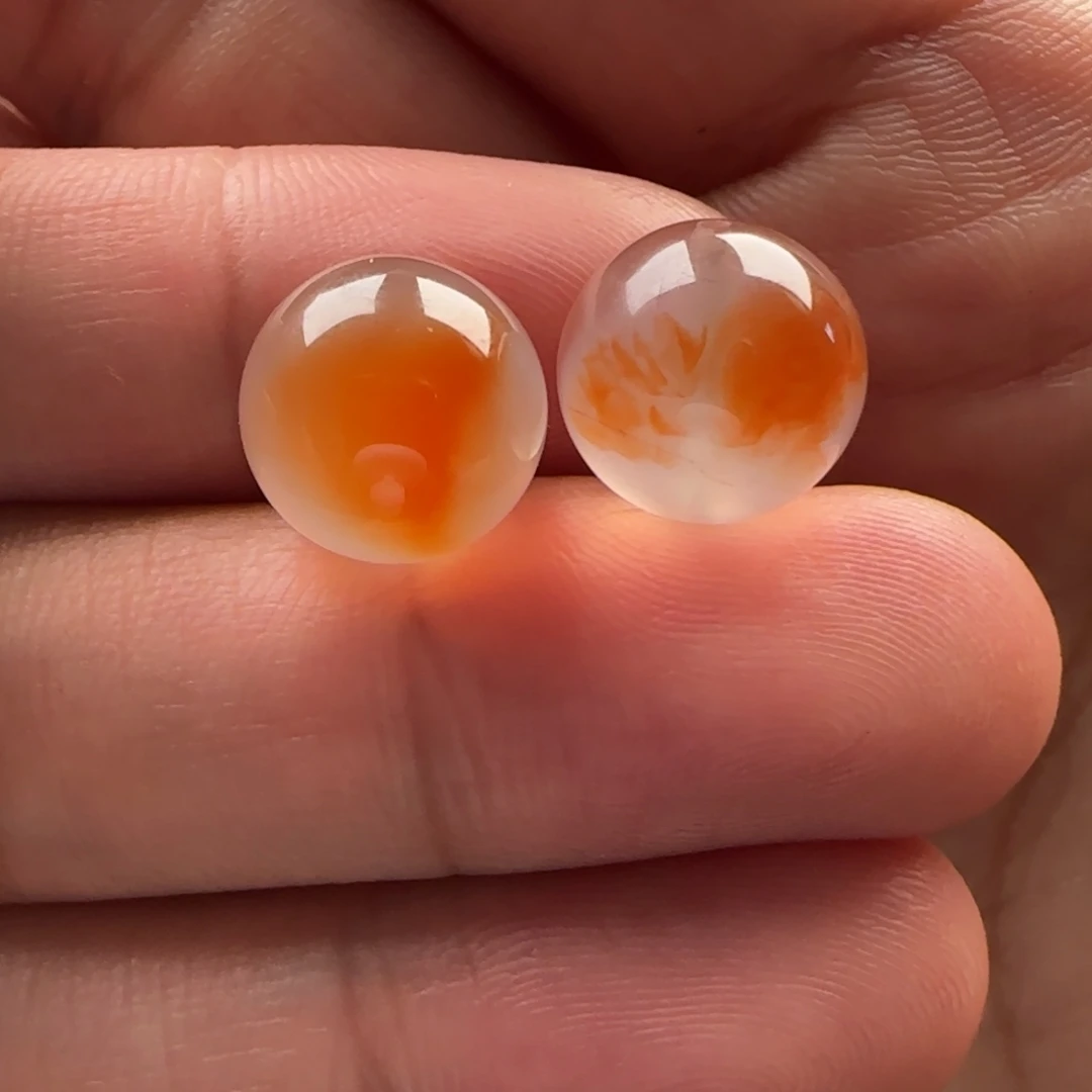 南红玛瑙圆珠10.7未镶嵌