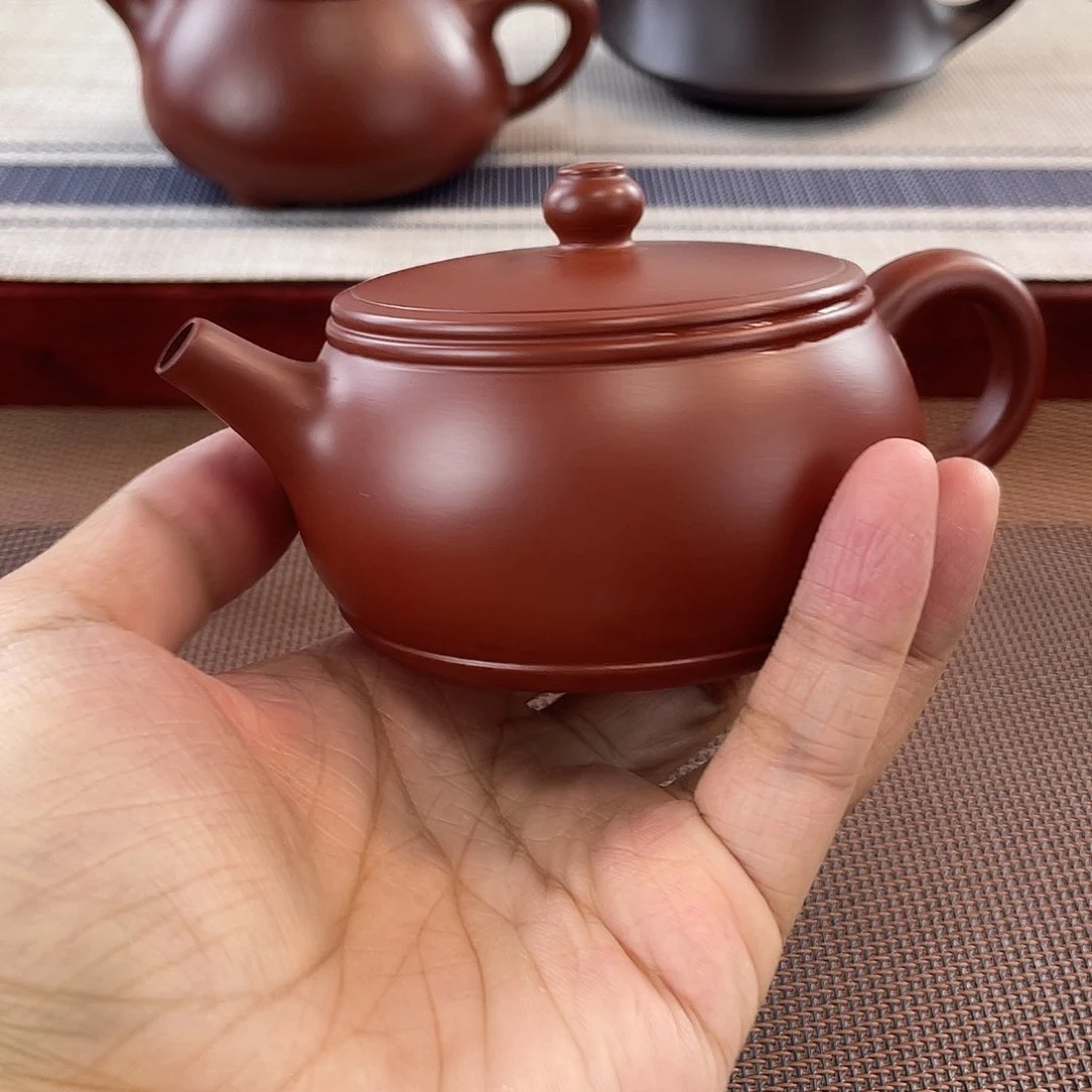朱泥壶原矿朱泥扁鼓器型