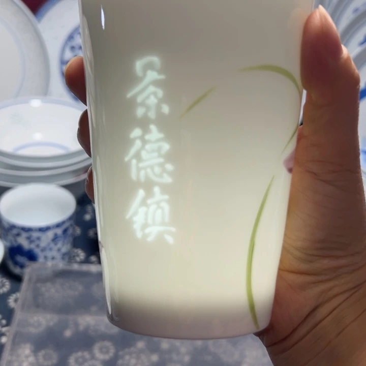 牛***牛手绘大可乐杯兰花的