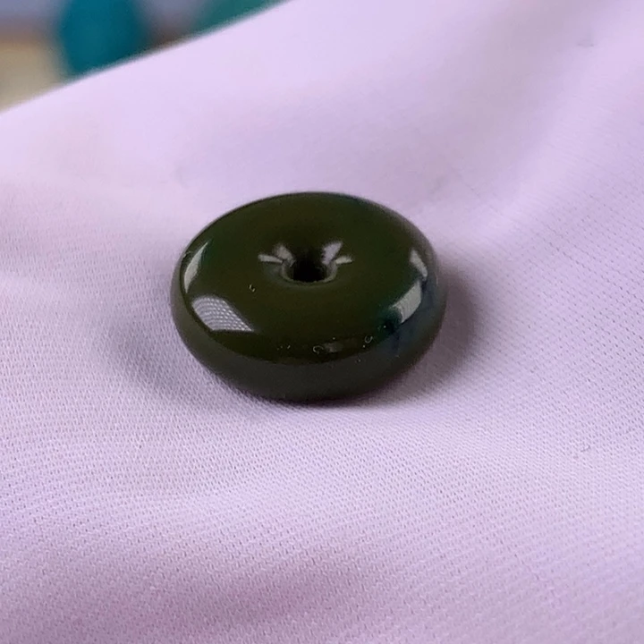 绿松石未镶嵌珠宝奇石13mm地狱色