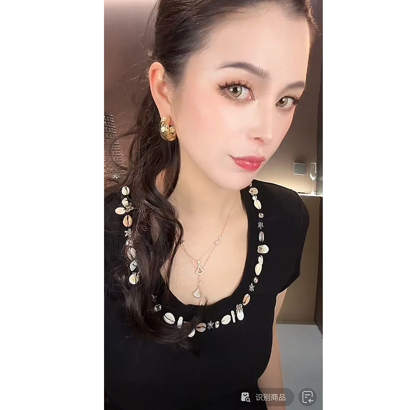 钨合金耳饰 圆圈百搭金属耳环ER30471