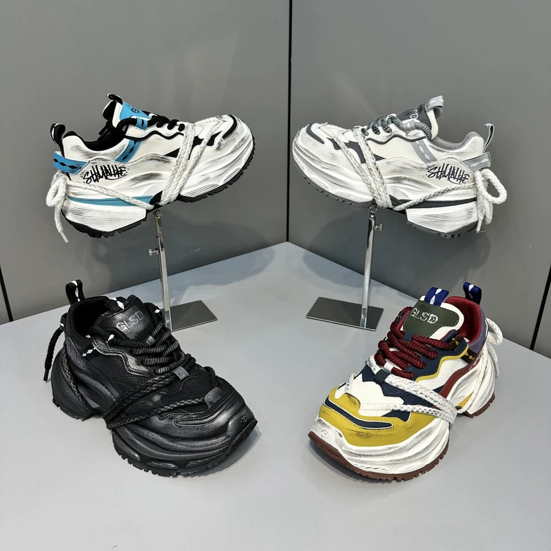 KRY潮牌2025秋季男士运动时尚青春小众舒适软底潮流潮鞋（皮鞋尺码