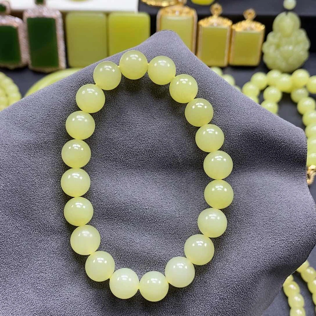 和田玉（黄玉）未镶嵌手串