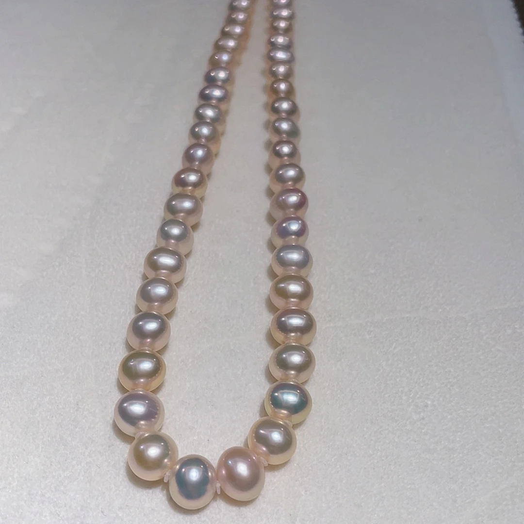 颈饰淡水珍珠银S925镶嵌