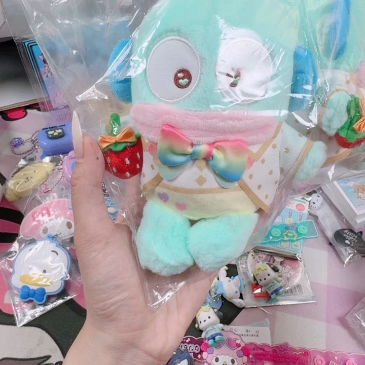 三丽鸥草莓新闻毛绒挂件  丑鱼