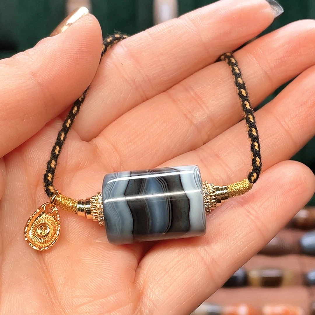 玛瑙/玉髓合金珠宝半成品