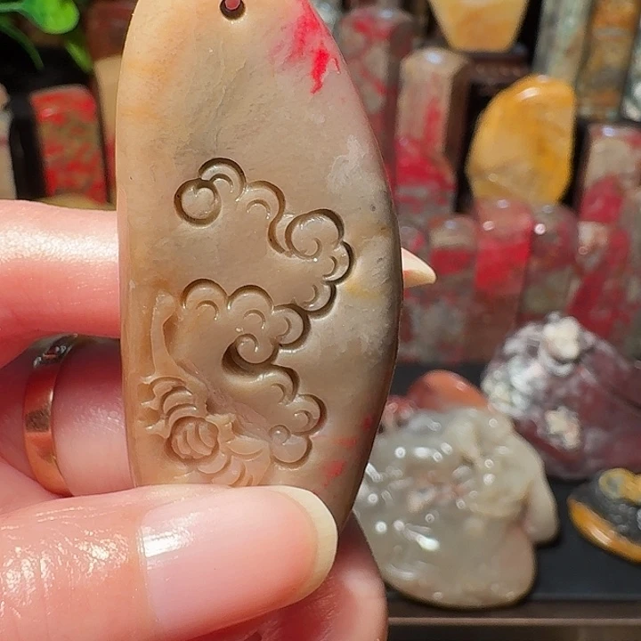 昌化鸡血石回**本昌化鸡血石