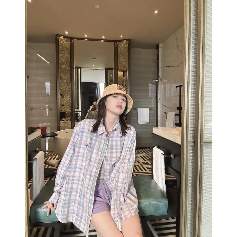 BETTER JOELAY -【驯马师】时尚百搭衬衫宽松时尚潮流休闲风WL9989