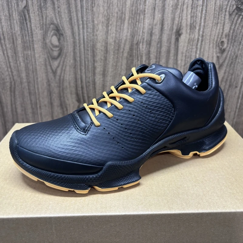 爱步ECCO 新款15周年男单鞋时尚鞋男士舒适鞋透气低帮鞋800434