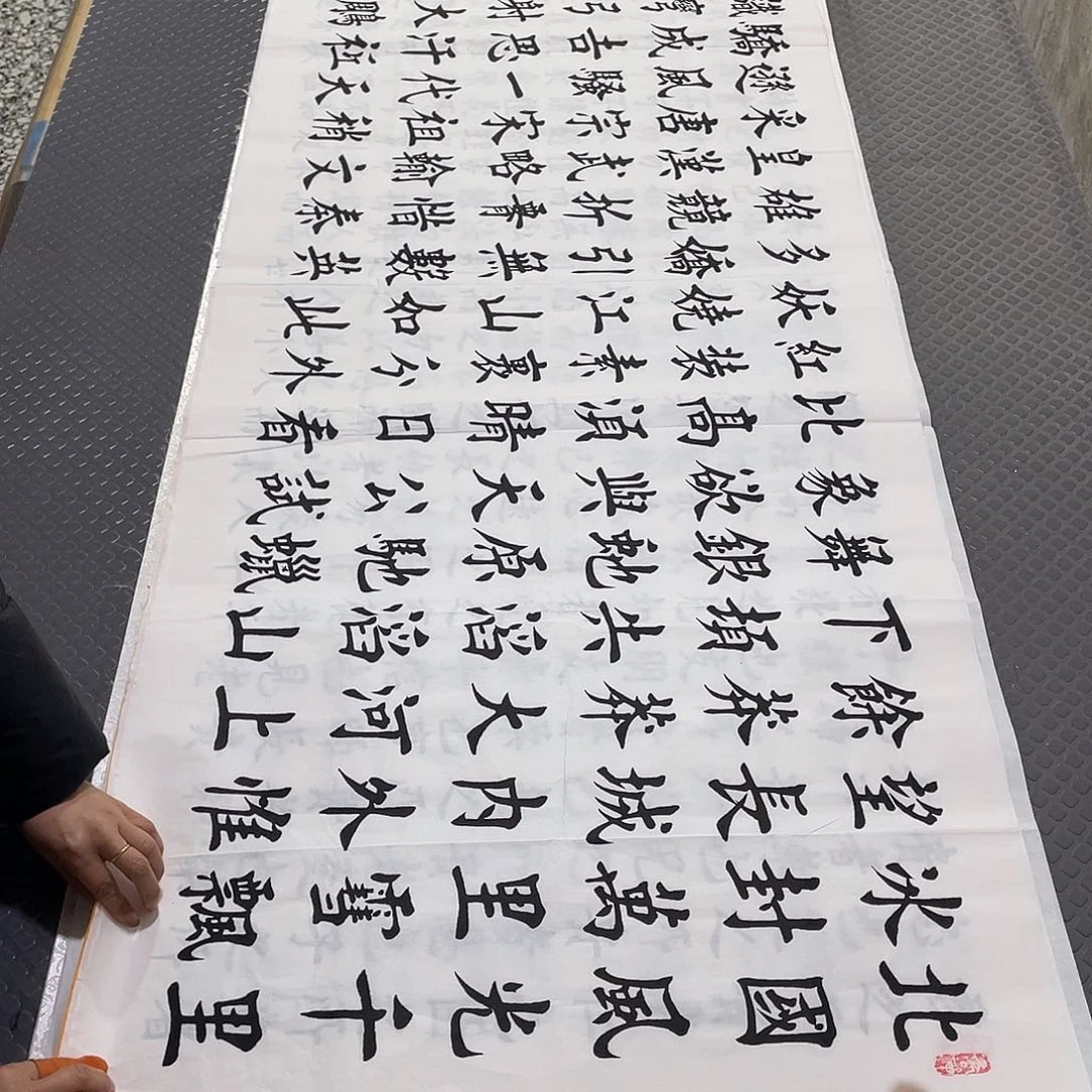 书法老师书法真人手写杨打包