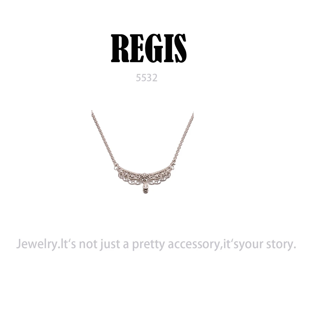 镀K金  REGIS  项链~5532（40+5cm）