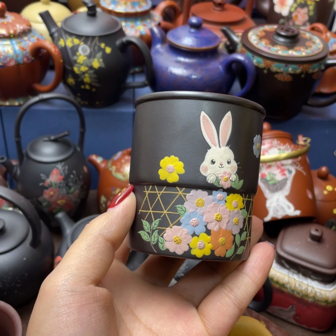 紫砂茶杯紫砂主人杯180cc