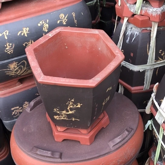 紫砂花盆宜兴紫砂花盆
