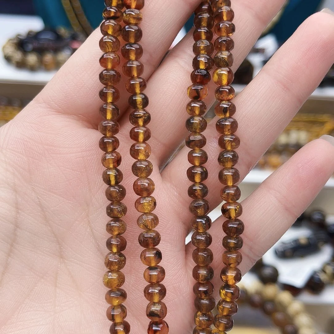 琥珀颈饰未镶嵌抚顺琥珀5