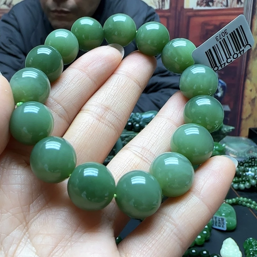 和田玉手串未镶嵌