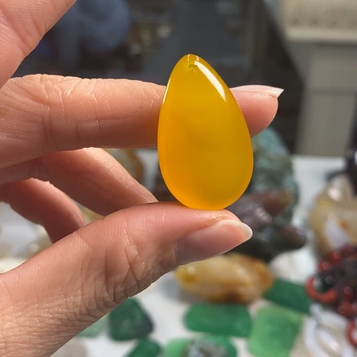 玛瑙/玉髓吊坠(不含链)未镶嵌