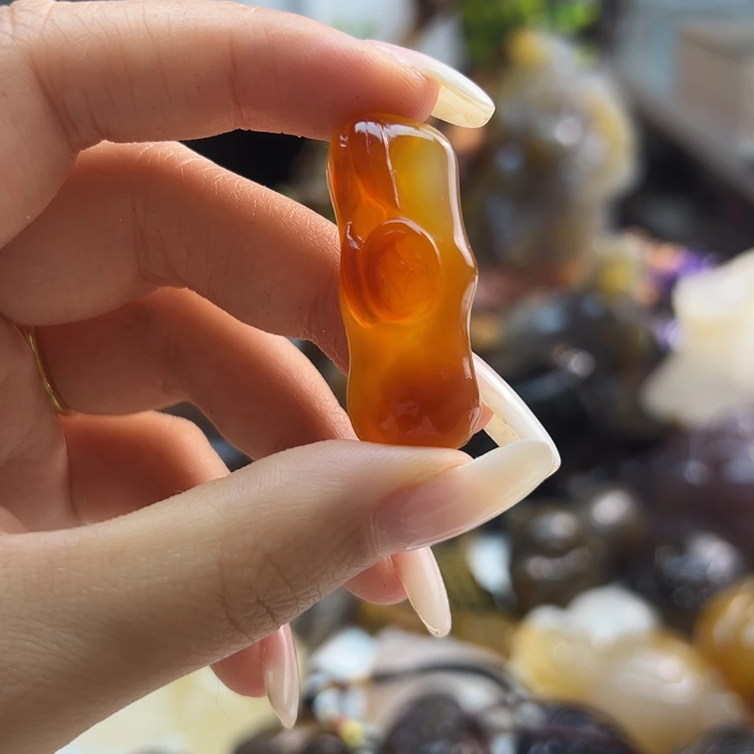 玛瑙/玉髓未镶嵌吊坠(不含链)