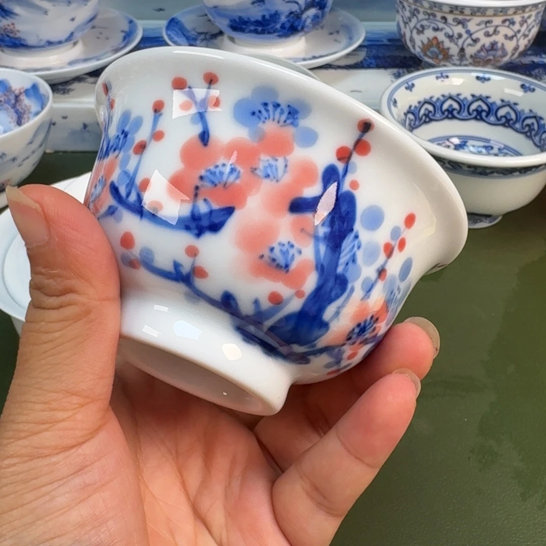 景德镇纯手绘茶具圆圆232