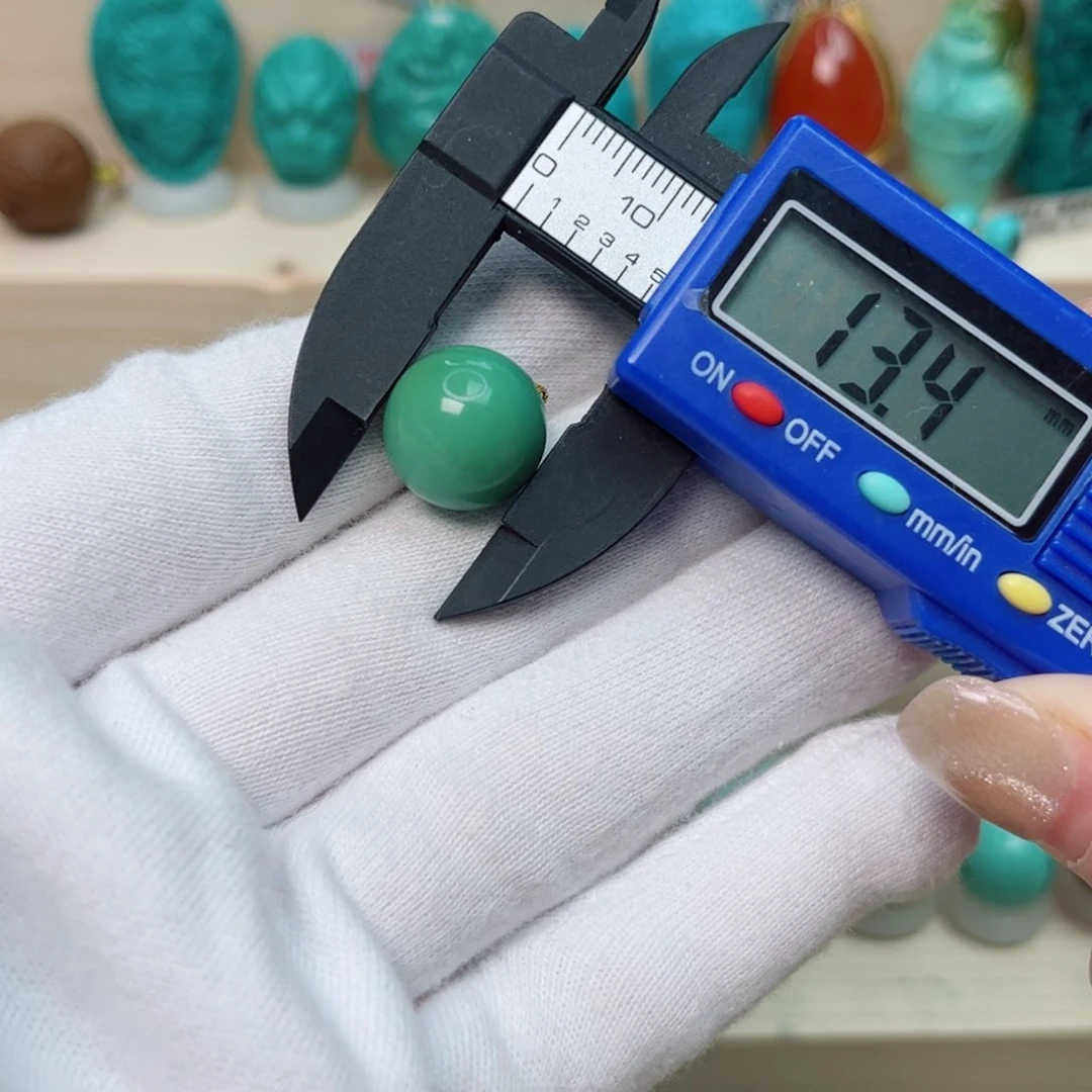 绿松石圆珠未镶嵌