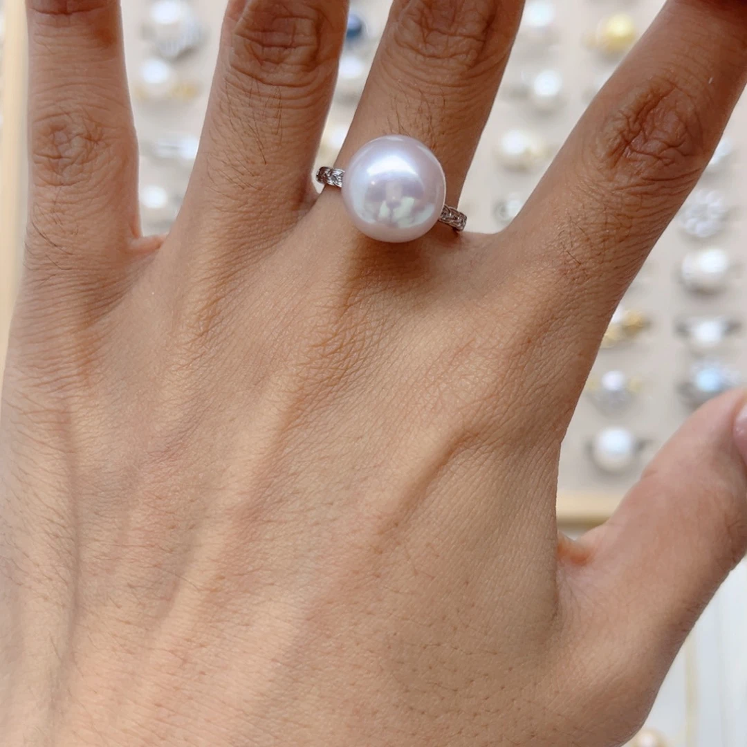 稳***稳戒指合金淡水珍珠